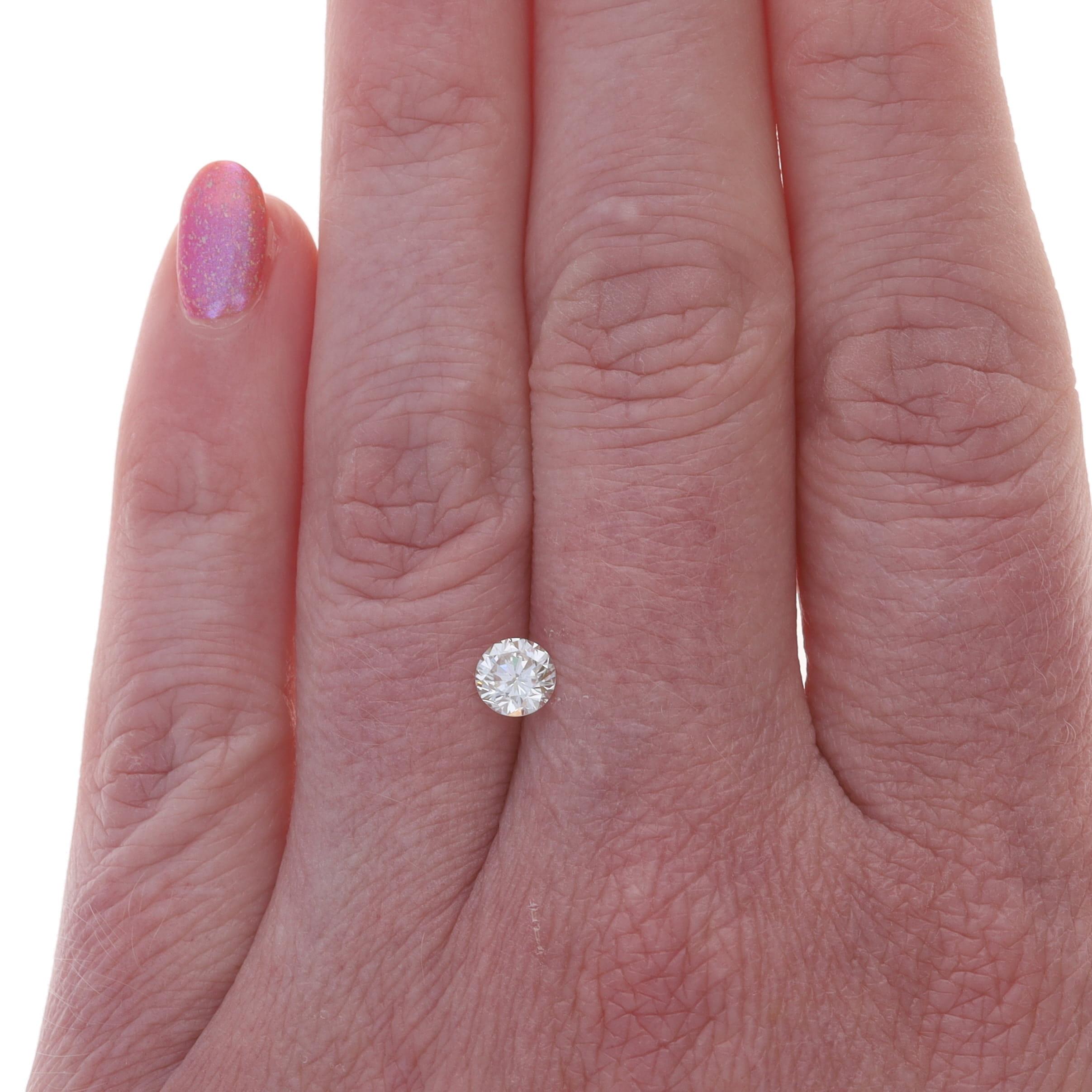 Loser Diamant - Runder Brillant .59ct GIA I VS2 Solitär (Rundschliff) im Angebot