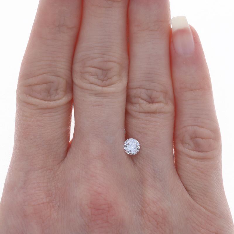 Taille ronde Diamant en vrac - Brilliante ronde .60ct GIA D SI1 Solitaire en vente