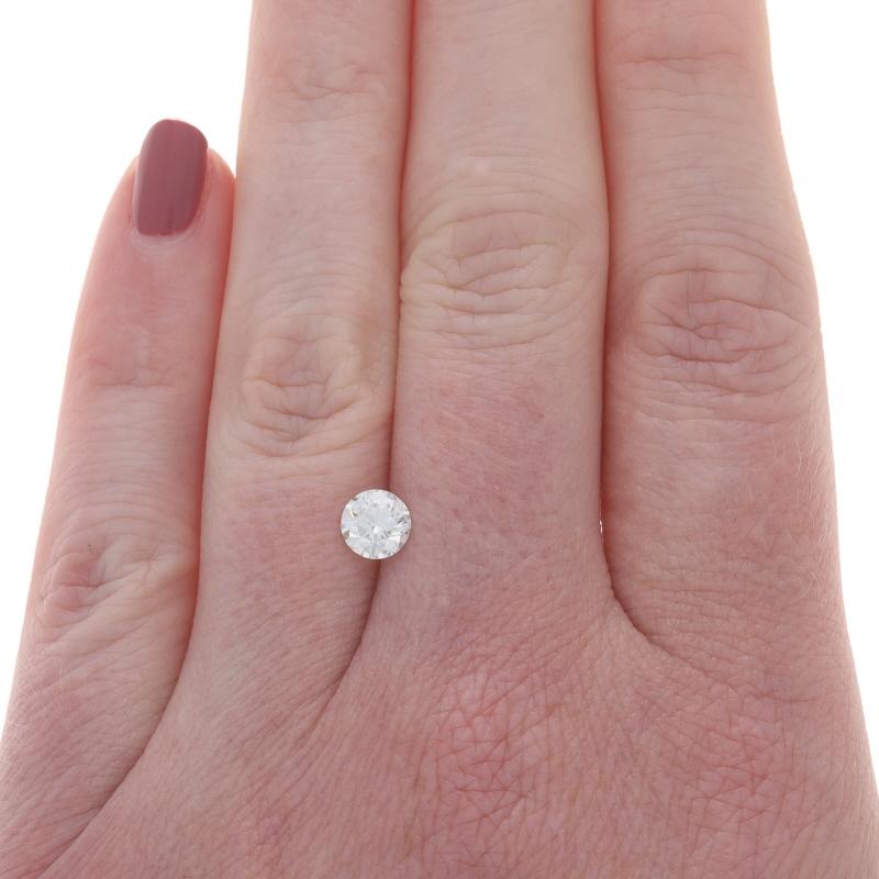 Taille ronde Diamant brut rond .71ct GIA G VS1 Solitaire en vente
