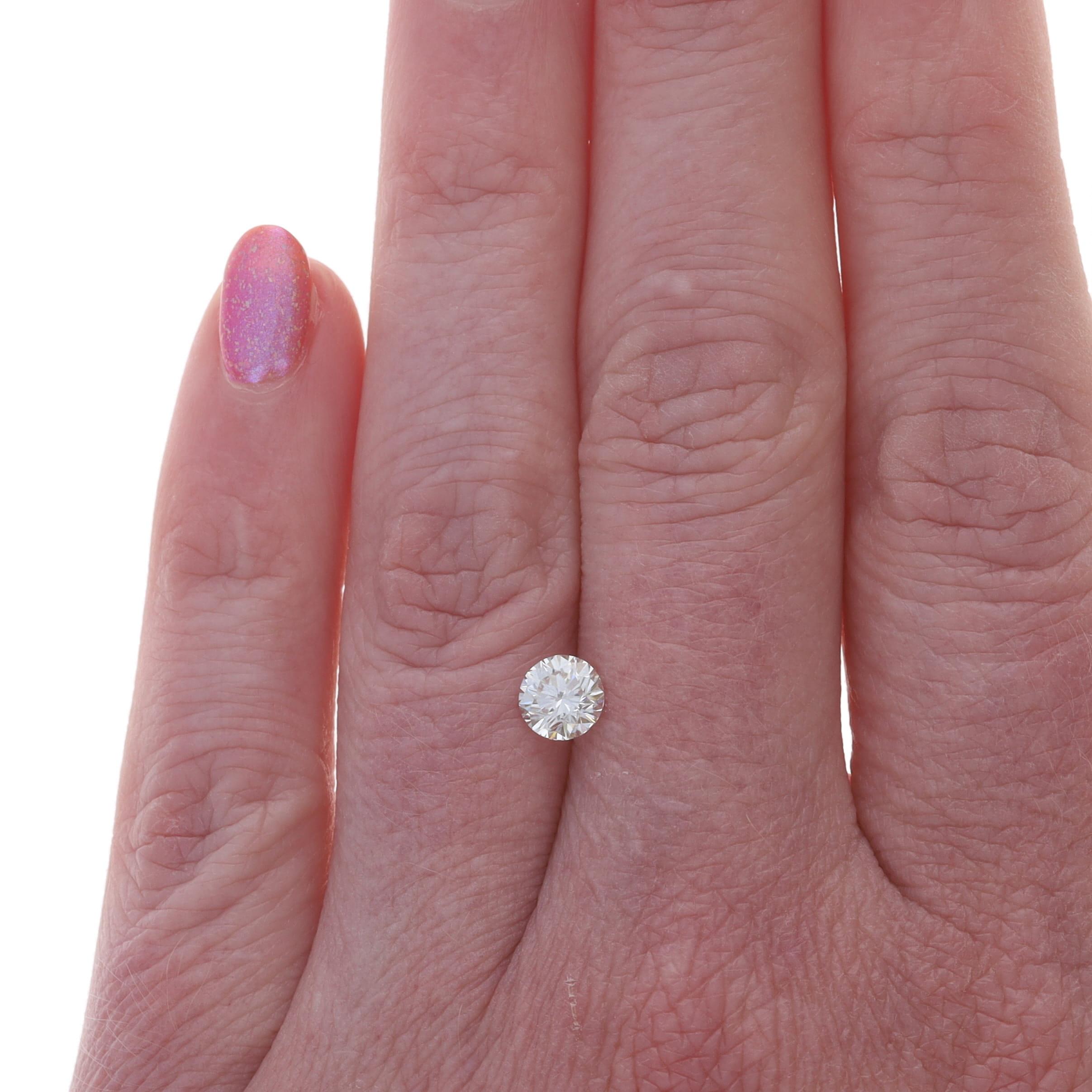 Loser Diamant - Runder Brillant .79ct GIA I SI1 Solitär (Rundschliff) im Angebot