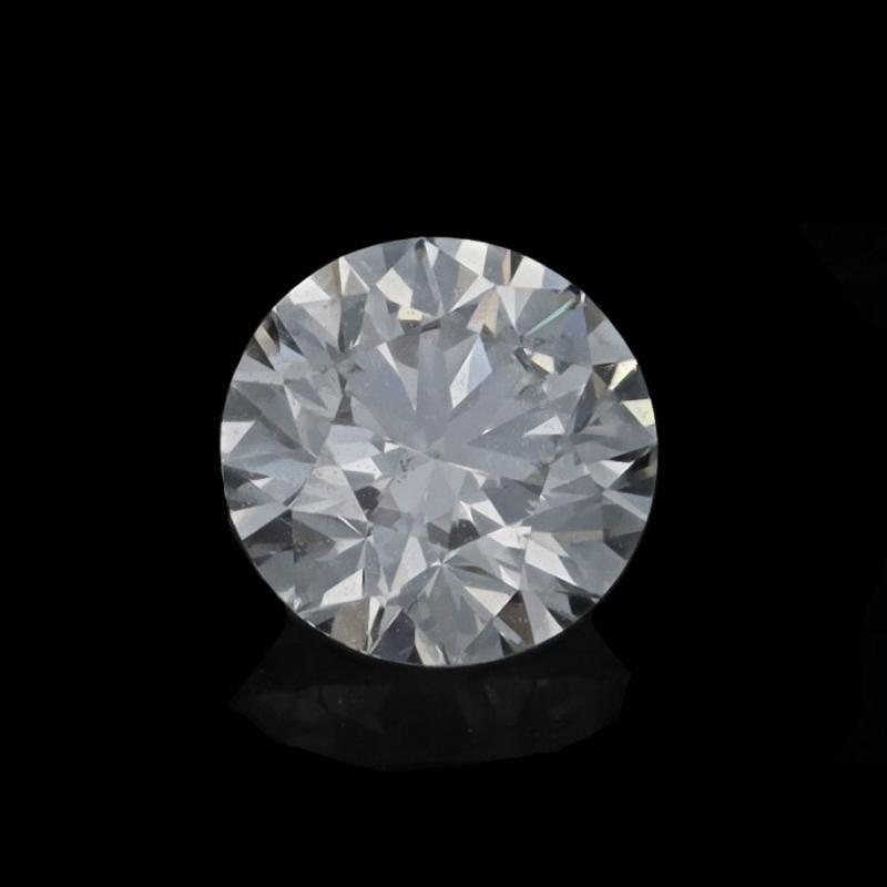 Diamant en vrac - Brilliante ronde .82ct GIA H SI1 Solitaire Unisexe en vente
