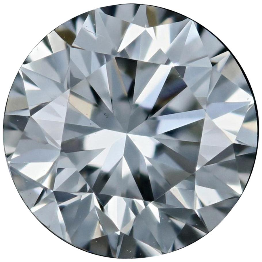 Loose Diamond, Round Brilliant Cut 1.09 Carat GIA H VS2 Solitaire