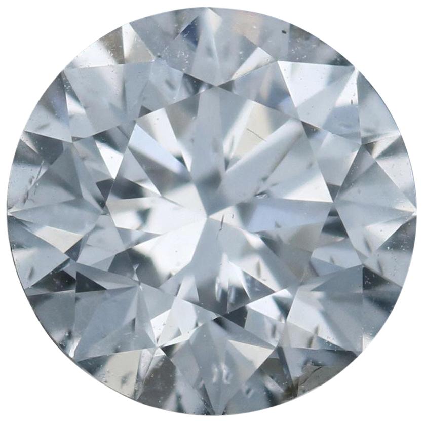 Loose Diamond, Round Brilliant Cut 1.63 Carat GIA G I1 Excellent Cut Solitaire