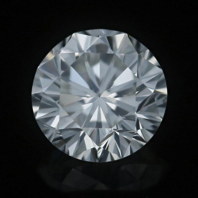 Diamant brut - Taille ronde brillante .46ct GIA J VVSI Solitaire Unisexe en vente
