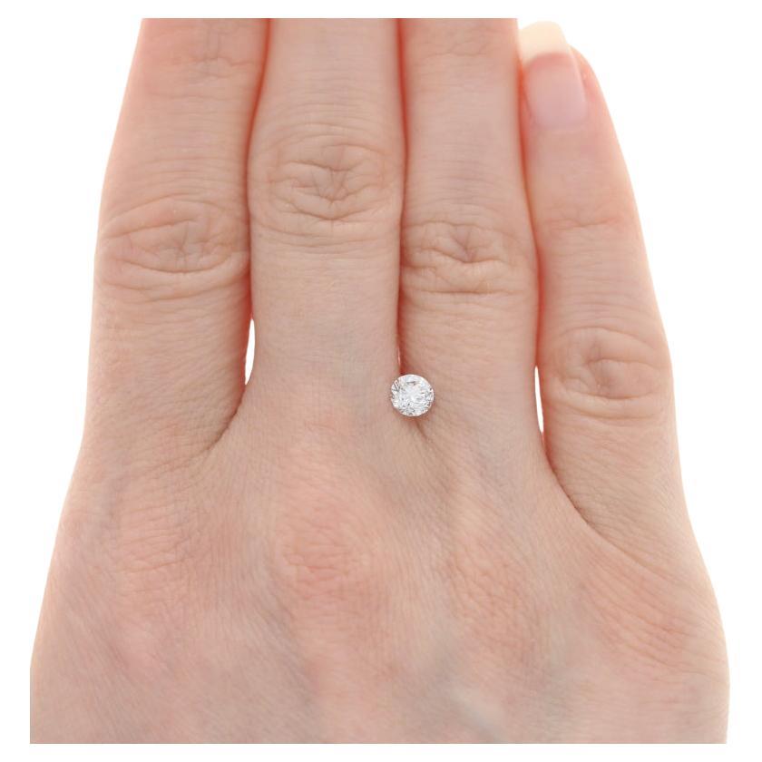 Diamant brut - Taille ronde brillante .50ct GIA E SI2 Solitaire en vente