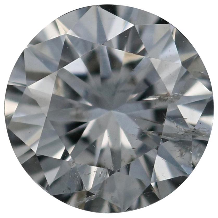 Loose Diamond, Round Brilliant Cut .51 Carat GIA F SI2 Solitaire