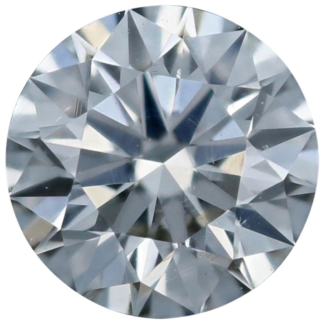 Loose Diamond, Round Brilliant Cut .54 Carat GIA H SI1 Solitaire