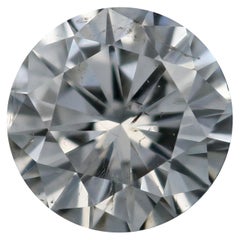 Loose Diamond, Round Brilliant Cut .73 Carat GIA G I1 Solitaire