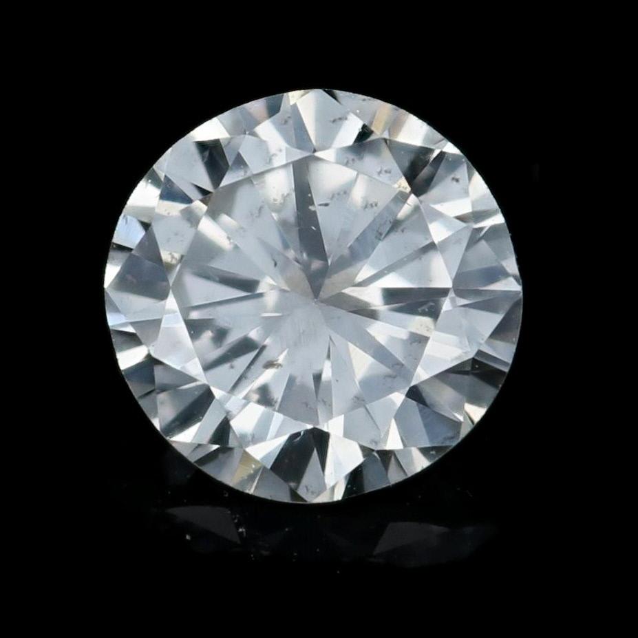 Round Cut Loose Diamond, Round Brilliant Cut .80 Carat GIA K SI2 Solitaire