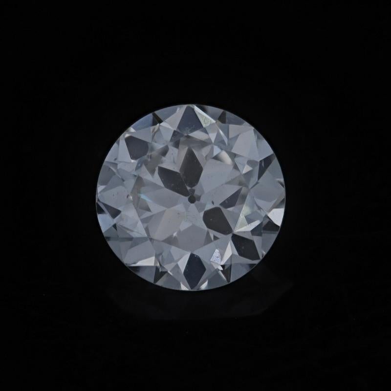Loser Diamant - Runder europäischer .80ct GIA G VS2 Solitär im Zustand „Neu“ im Angebot in Greensboro, NC