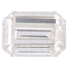 Lose Diamanten im Smaragdschliff
