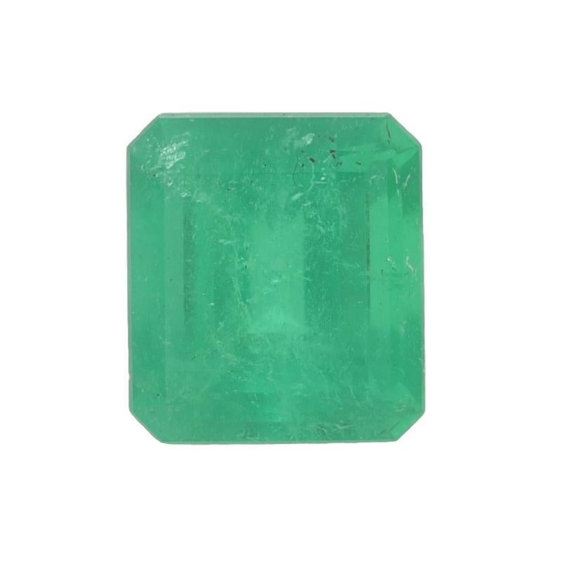 Loose Emerald - Emerald Cut 1.50ct GIA Green Solitaire For Sale 1