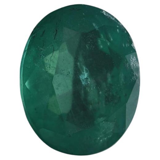 Esmeralda Suelta - Corte Oval 3.30ct Solitario Verde GIA