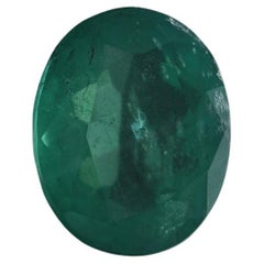 Esmeralda Suelta - Corte Oval 3.30ct Solitario Verde GIA
