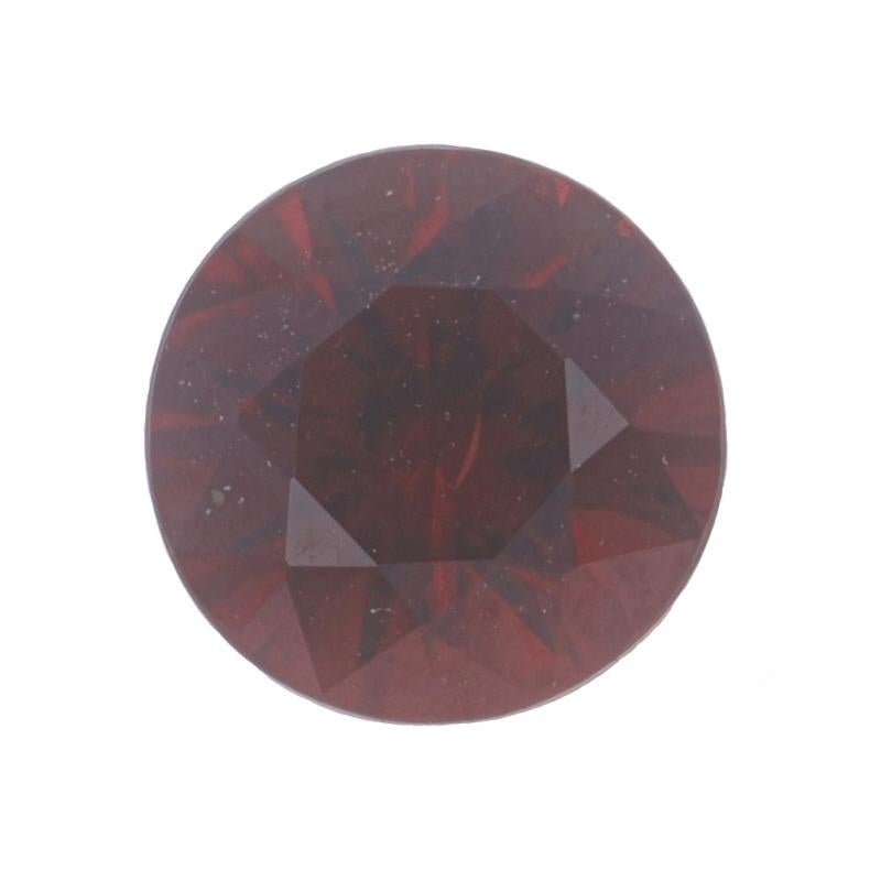 Carat(s): 1.37ct
Cut: Round
Color: Red
Origin: Tanzania
Size: (mm) 6.5 x 6.5 x 4.5

Condition: New