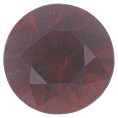 Loose Garnet - Round 1.37ct Red Solitaire