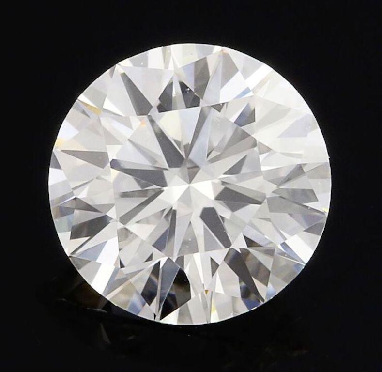 Round Cut Loose Genuine Diamond SI2 E G VG VG GIA Graded 1.31 Carat