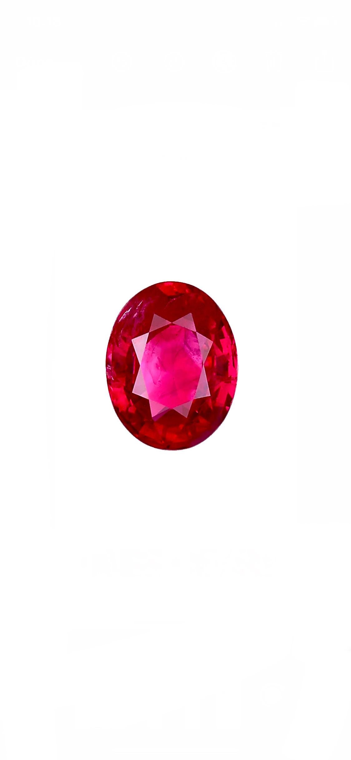 GIA Certified Heat Treated Burmese Ruby

Shape- Oval Modified Brilliant Cut

Carat Weight- 2.49 Carats

GIA Report Number- 5231069287

Measurements- 9.13 x 7.15 x 4.22

An Amazing Burmese Ruby That is Out of This World!

Featuring An Amazing GIA