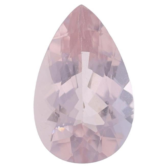 Loose Morganit - Birnenförmiger 5,35ct Hellrosa Solitär