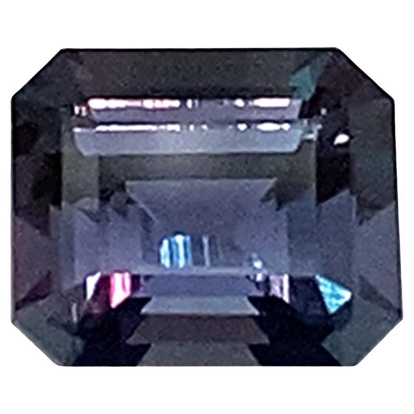 Alexandrite Naturelle Du Brésil 2,25 Carats - Couleur Violet-vert, Certificat GGL, Neuf Avec étiquette
