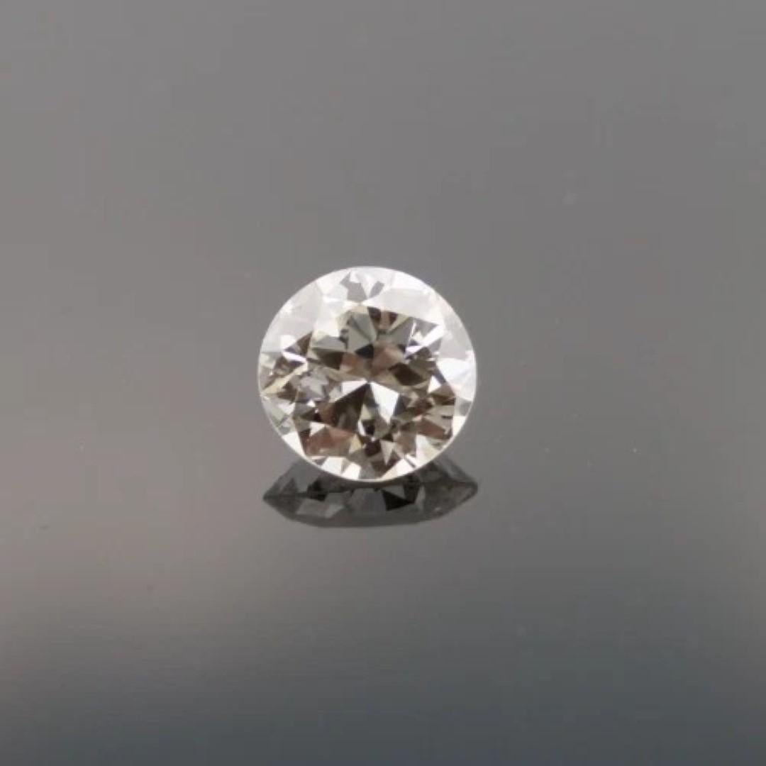 Loose Natural Round Old European Cut / Transitional 1.05 Carats VS, I Diamond In Excellent Condition For Sale In Carmel By The Sea, CA