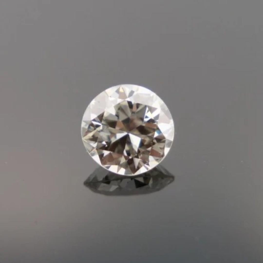 Women's Loose Natural Round Old European Cut / Transitional 1.05 Carats VS, I Diamond For Sale
