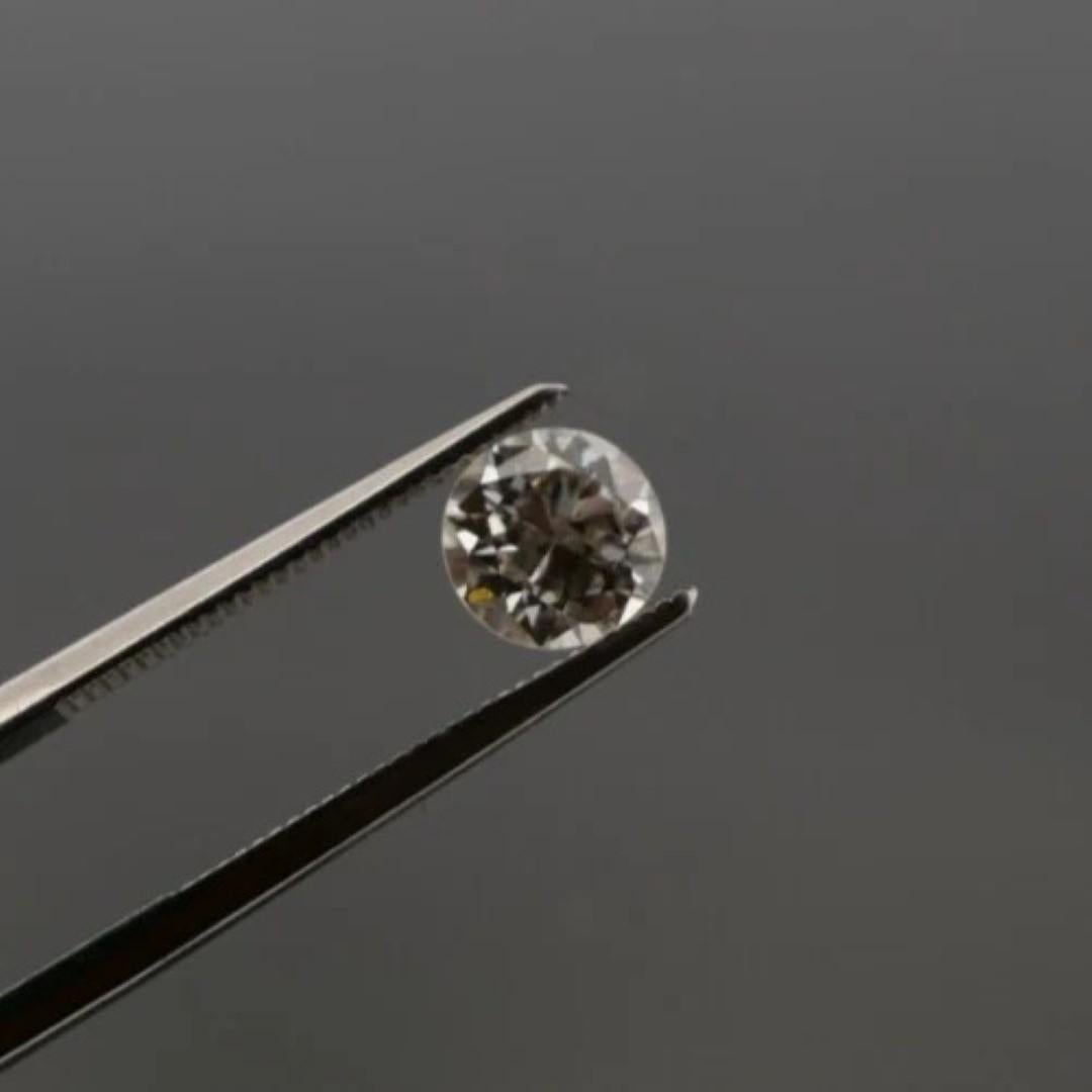 Loose Natural Round Old European Cut / Transitional 1.05 Carats VS, I Diamond For Sale 3