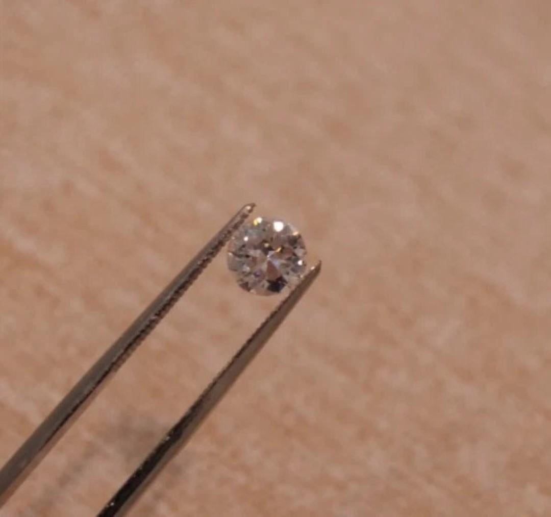 Loose Natural Round Old European Cut / Transitional 1.05 Carats VS, I Diamond For Sale 4