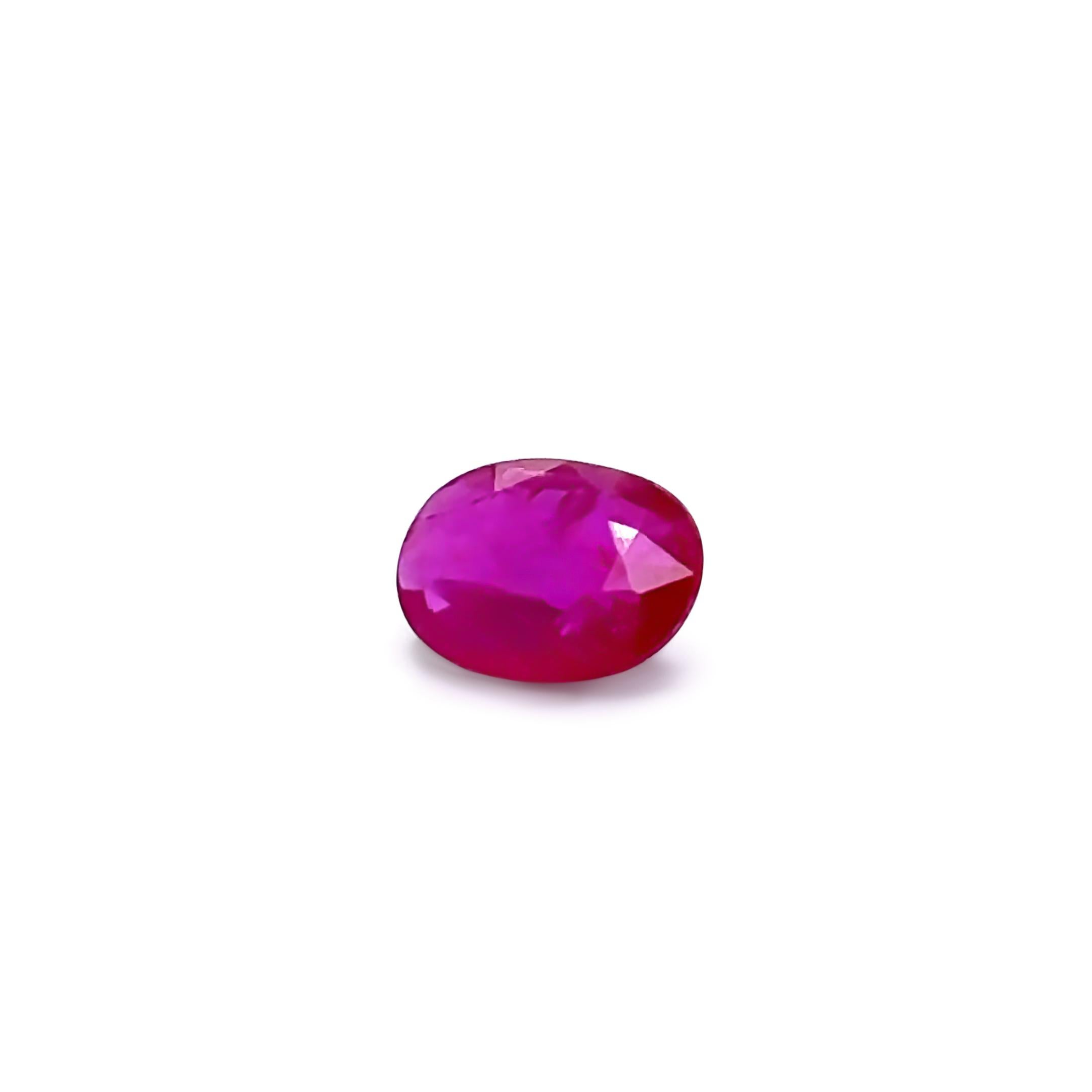 Loser natürlicher Rubin 1,13 Karat für Damen oder Herren im Angebot