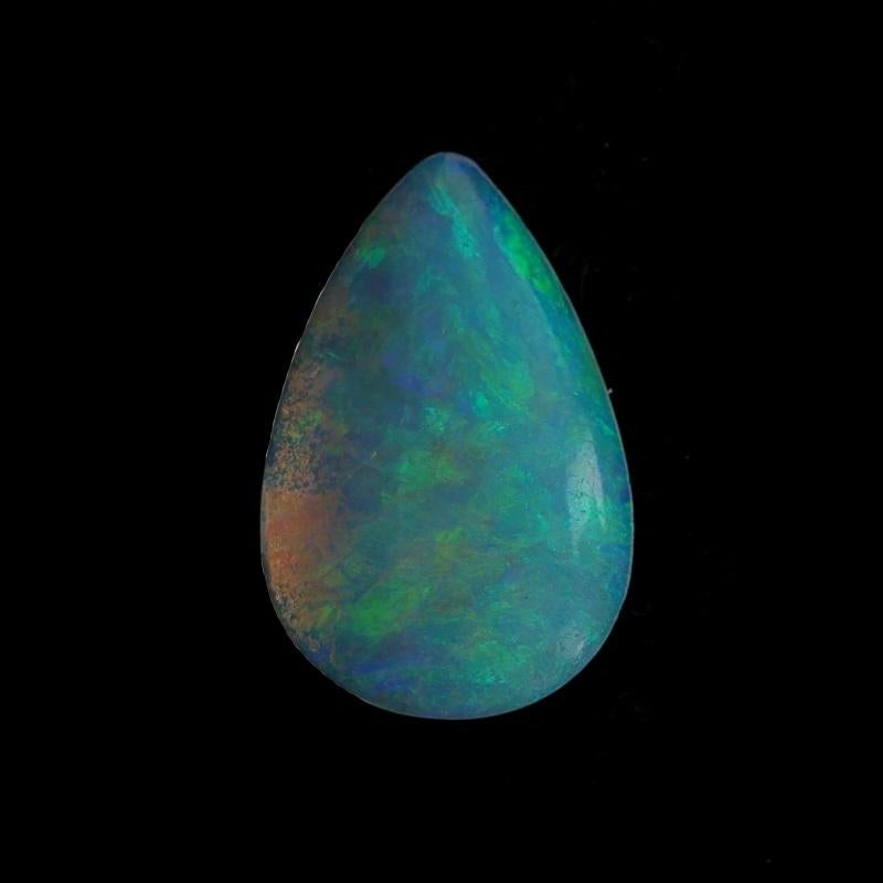 Pear Cut Loose Opal - Pear Cabochon 1.36ct Solitaire For Sale