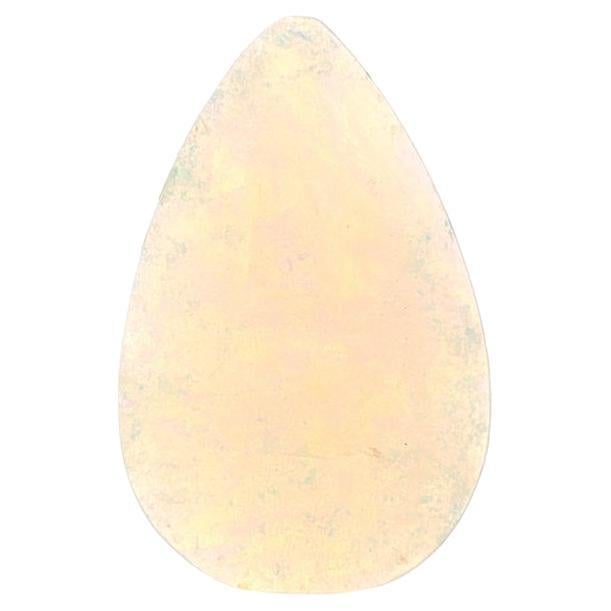 Opale non sertie - Cabochon poire - Solitaire de 1,36 carat