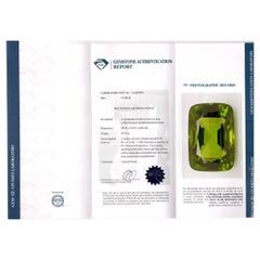 Loose Peridot - Cushion cut - 62.50ct