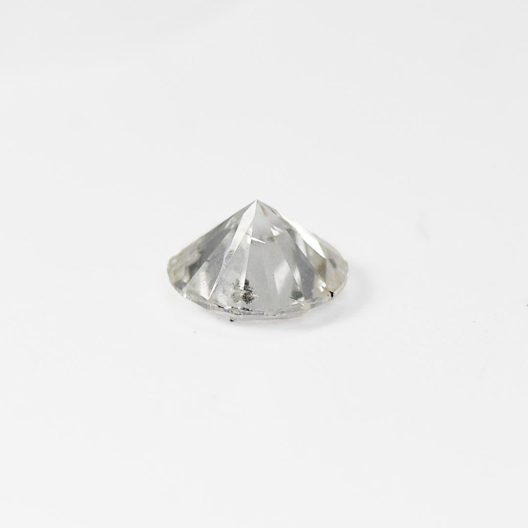 Taille ronde Diamant brillant rond en vrac 1,26 ct en vente