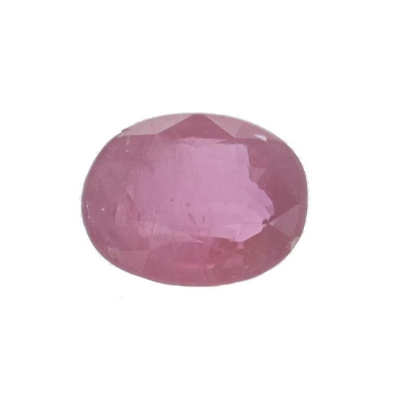 Behandlung: Heizung
Karat: .74ct
Schliff: Oval
Farbe: Rosa-rot
Größe (mm): 5,79 x 4,64 x 2,68

Zustand: Neu ohne Tags