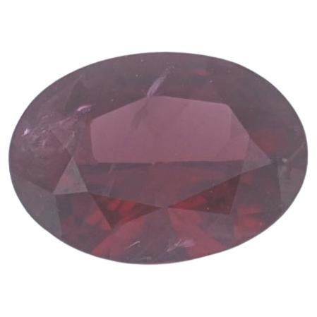 Loose Ruby - Oval .76ct Red Solitaire For Sale
