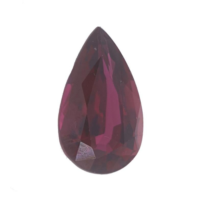 Tratamiento: Calentamiento
Quilate: 1,96ct
Corte Pera
Color: Rojo

Certificado por: GIA
Número de informe: 2225901782

Estado: Nuevo 

Llevamos más de 15 años vendiendo joyería fina nueva, vintage, antigua y de herencia, con un ojo puesto en lo