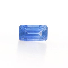 Saphir en vrac - Emerald Cut 1.75ct Blue Solitaire
