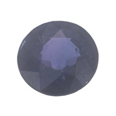 Loose Sapphire Loose Gemstone - Round 1.37ct GIA Purple Solitaire