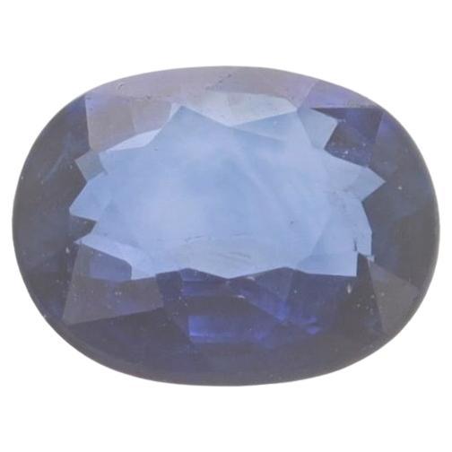 Loose Sapphire - Oval 1.13ct Blue Solitaire For Sale