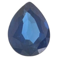 Saphir en vrac - Poire 1.38ct Blue Solitaire