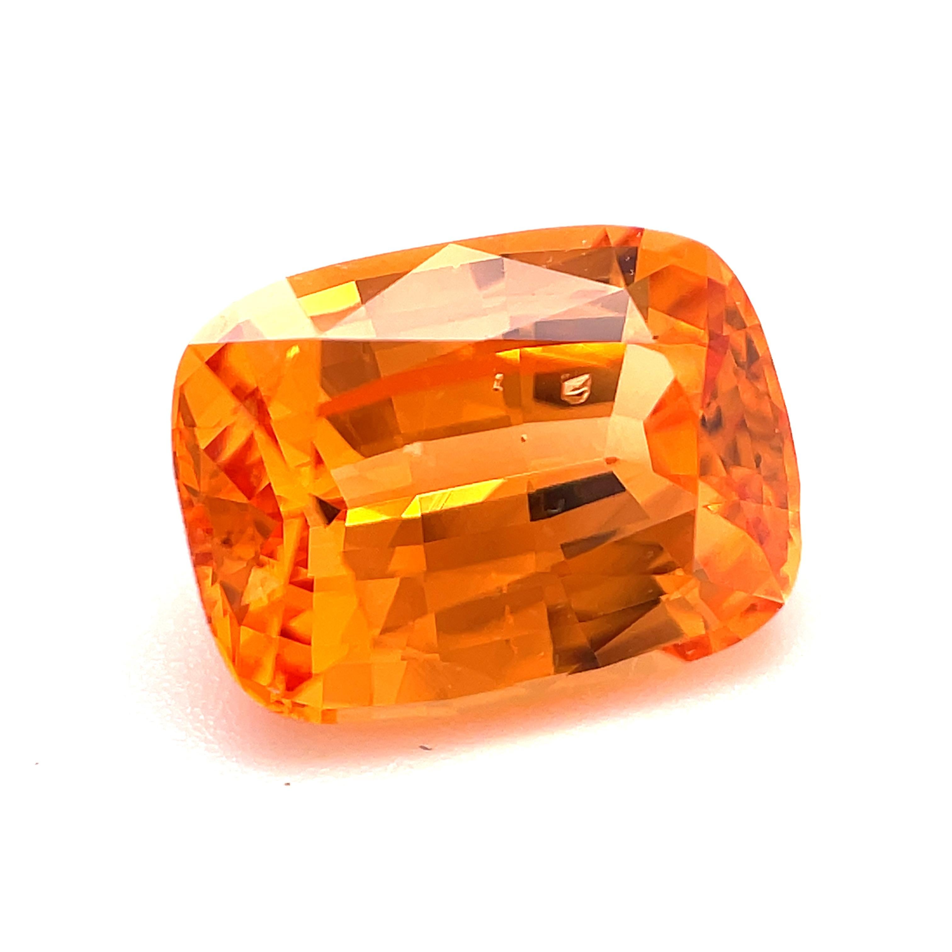 orange gemstone