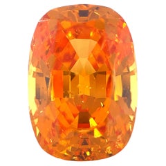 grenat mandarin spessartite non serti de 4,97 carats, pierre précieuse pour bague ou pendentif