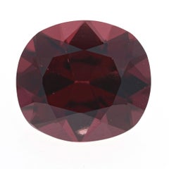 Loose Spinel, Cushion Cut 5.04 Carat Red Solitaire
