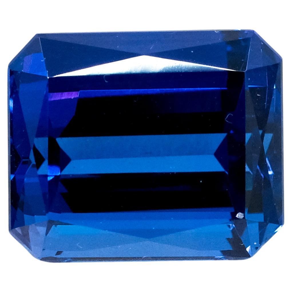 Taglio smeraldo Tanzanite sfusa - 13,38 carati - taglio smeraldo in vendita