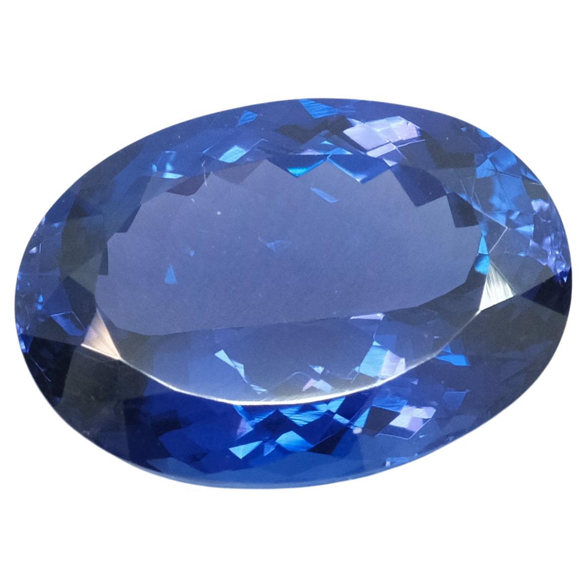 Tanzanite sfusa - taglio ovale - 17,20cts