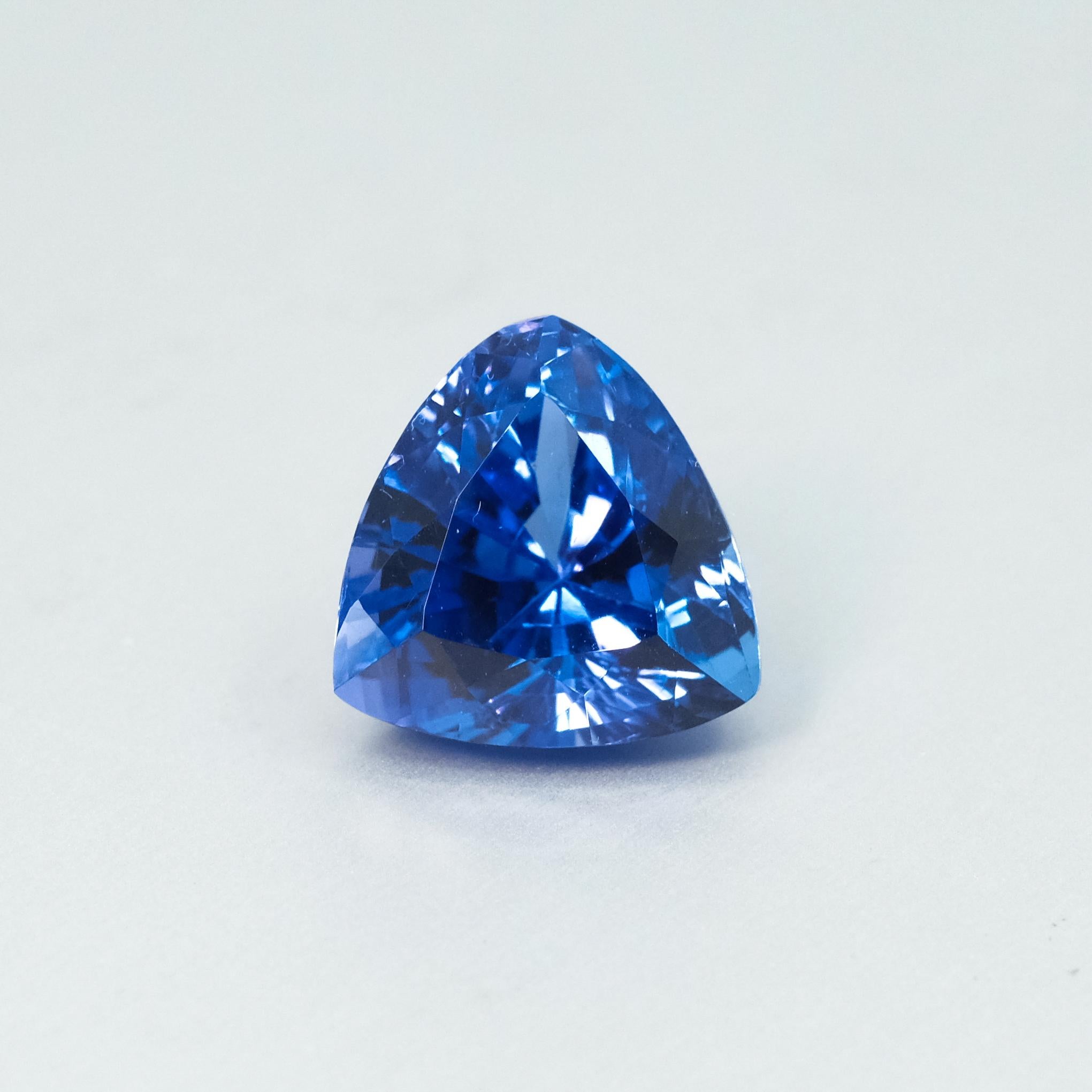 da uomo o donna Tanzanite sfusa - Taglio a brillante - 11,95cts in vendita