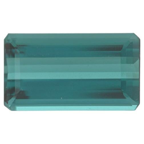 Turmalina suelta - Solitario verde talla esmeralda 8,87ct en venta