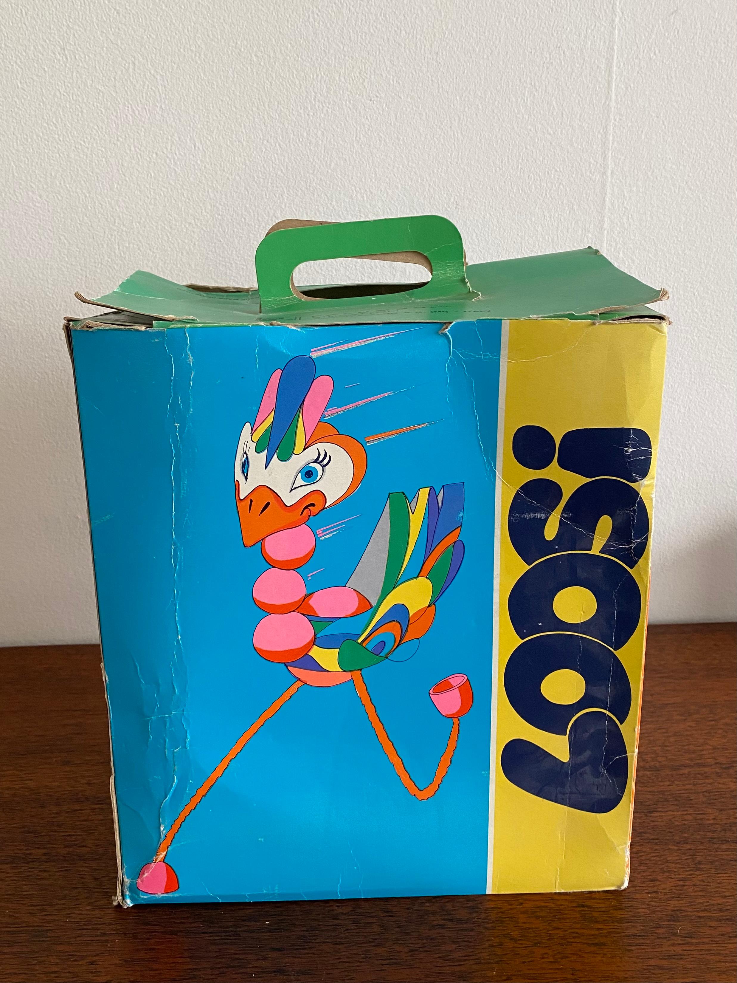 Loosi Goosi Marionette-Vogel von Palumbo Giocattoli, 1970er Jahre im Angebot 4
