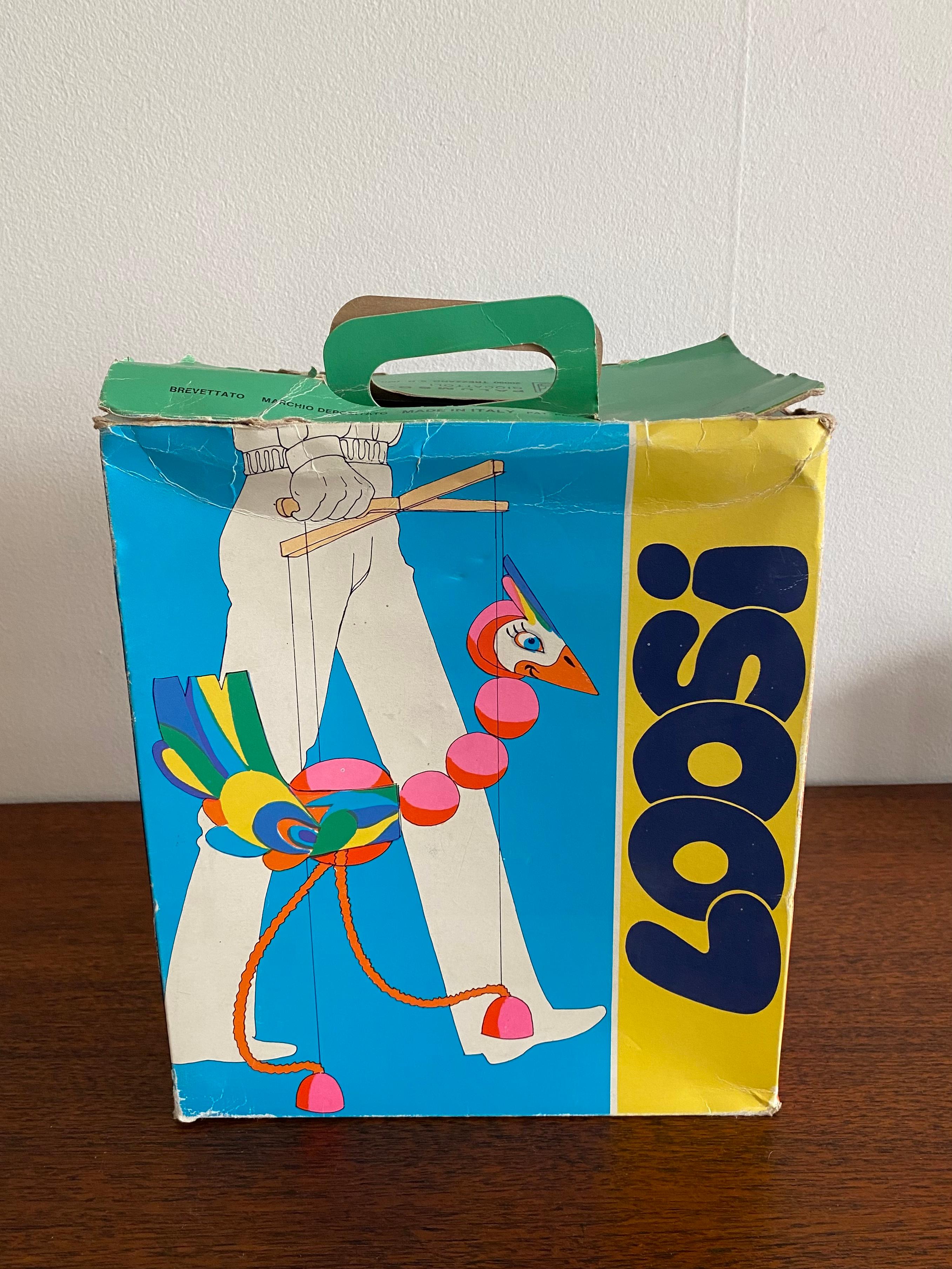 Loosi Goosi Marionette-Vogel von Palumbo Giocattoli, 1970er Jahre im Angebot 6