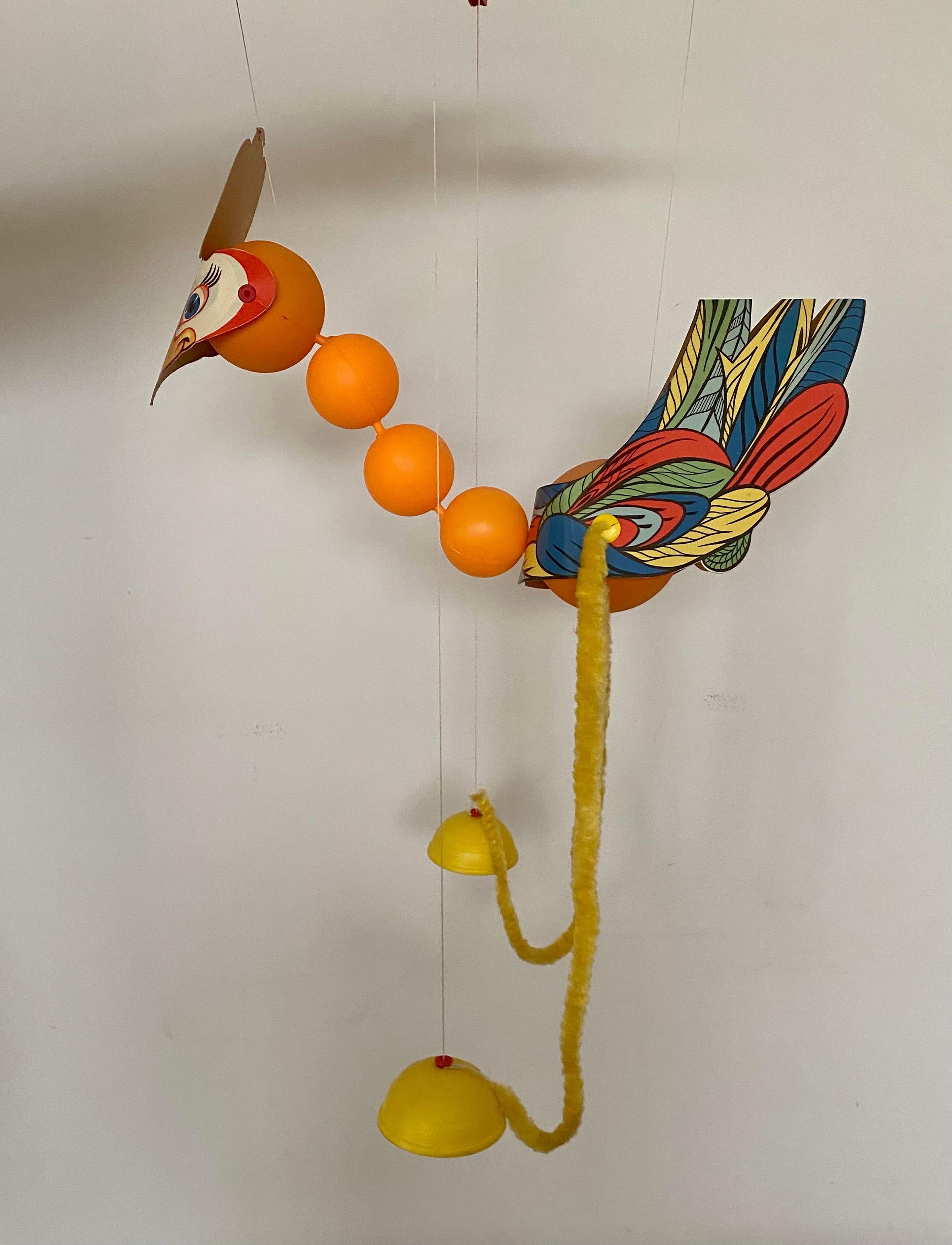 Loosi Goosi Marionette-Vogel von Palumbo Giocattoli, 1970er Jahre (Sonstiges) im Angebot
